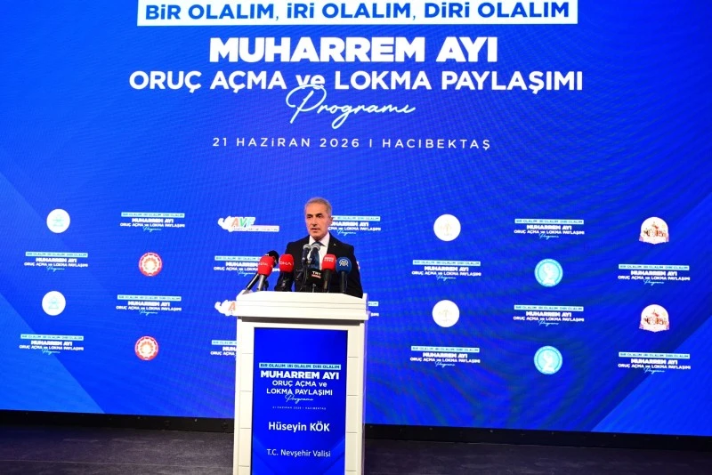 Horasan Erenleri Dergâhı Cemevi’ndeki Vali Hüseyin Kök 