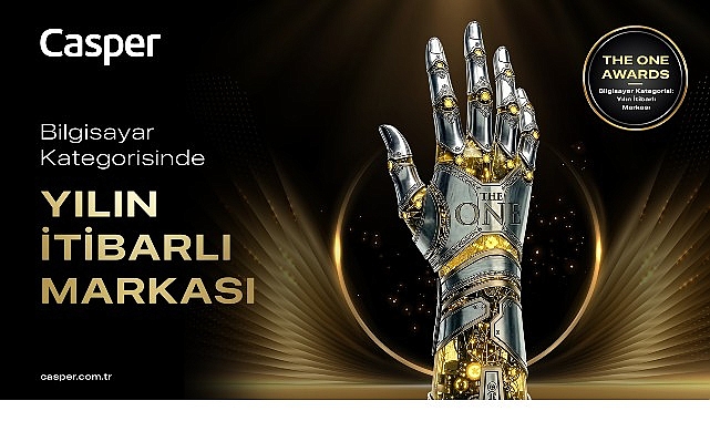 Casper The One Awards&rsquo;ta Bilgisayar Kategorisinde  &ldquo;Yılın İtibarlı Markası&rdquo; Se&ccedil;ildi