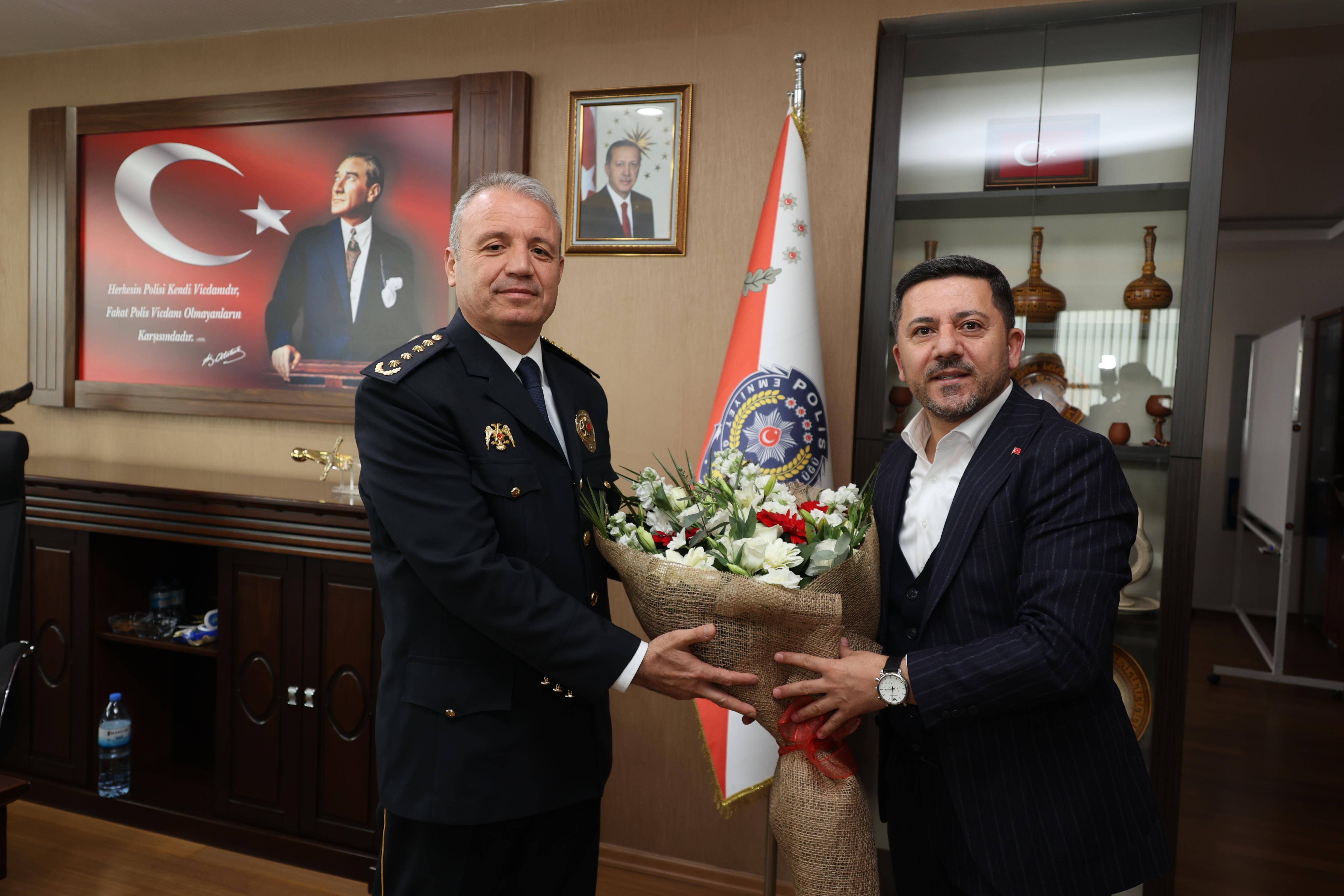 Başkan Arı&rsquo;dan İl Emniyet M&uuml;d&uuml;rl&uuml;ğ&uuml;&rsquo;ne Ziyaret