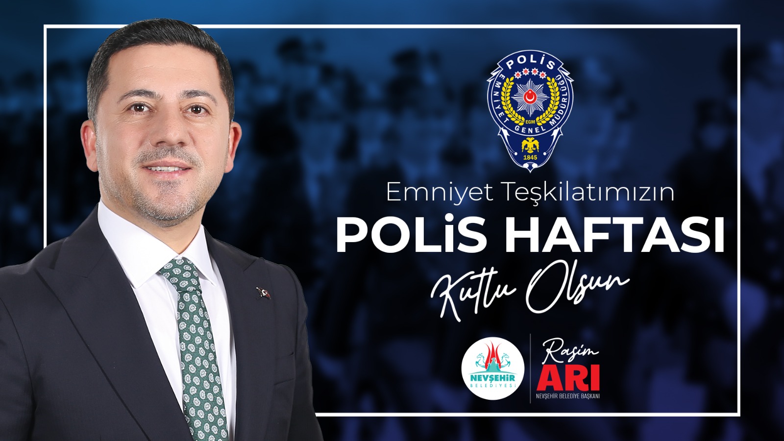 Başkan Arı, T&uuml;rk Polis Teşkilatının Kuruluş Yıl D&ouml;n&uuml;m&uuml;n&uuml; Kutladı