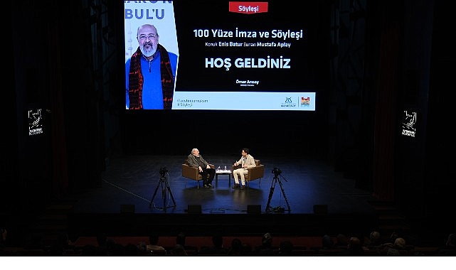 100 Y&uuml;ze İmza ve S&ouml;yleşi Programında Ocak Ayı Konuğu Enis Batur Oldu!