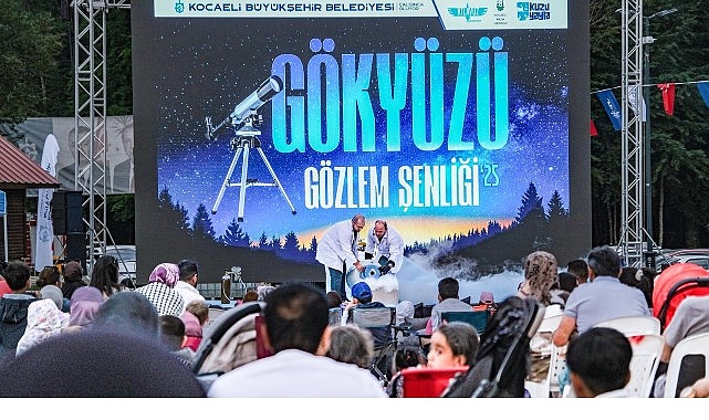 12 bin g&ouml;ky&uuml;z&uuml; tutkunu Kuzuyayla'da uzayı keşfetti