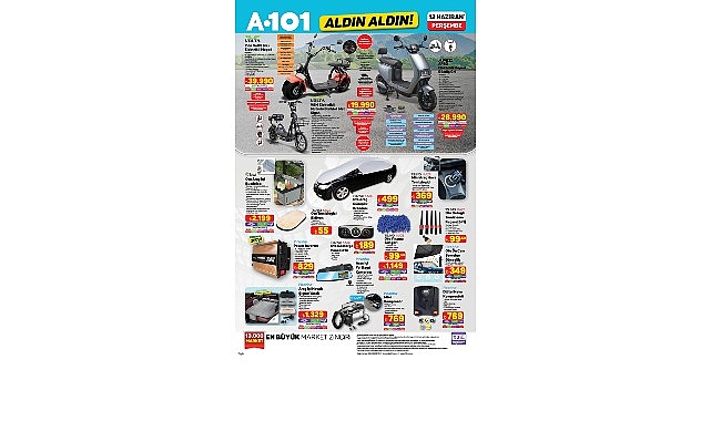12 Haziran&rsquo;da A101&rsquo;de Moped &Uuml;r&uuml;nleri Satışta