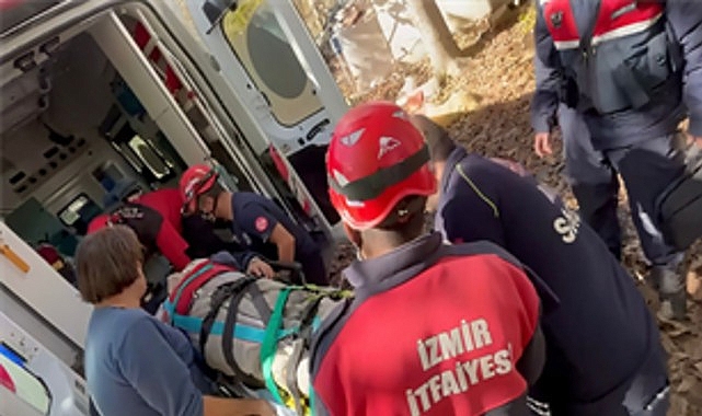 12 metrelik kuyudan itfaiyenin m&uuml;dahalesiyle kurtarıldı