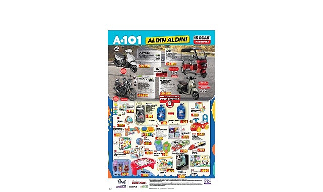 15 Ocak&rsquo;ta A101&rsquo;de Mobilite &Uuml;r&uuml;nleri T&uuml;keticileri Bekliyor