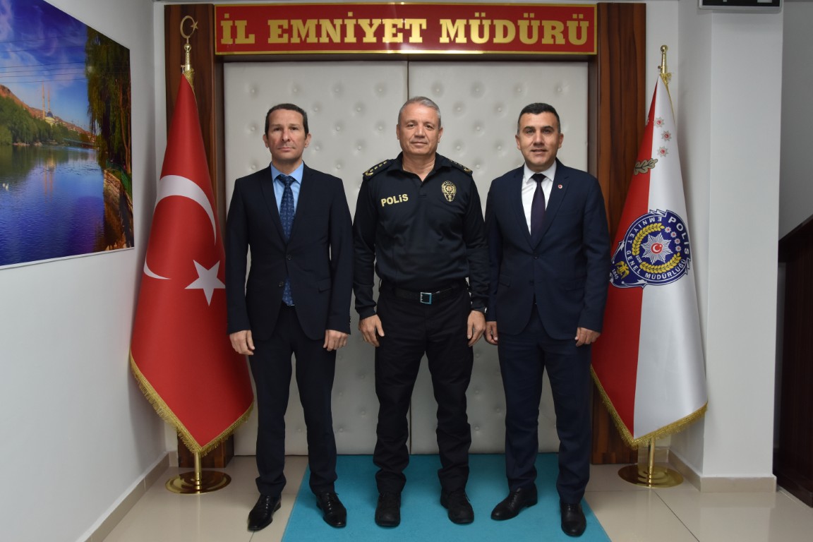 &Ouml;zel G&uuml;venlik Başm&uuml;fettişlerinden İl Emniyet M&uuml;d&uuml;r&uuml;'ne Ziyaret