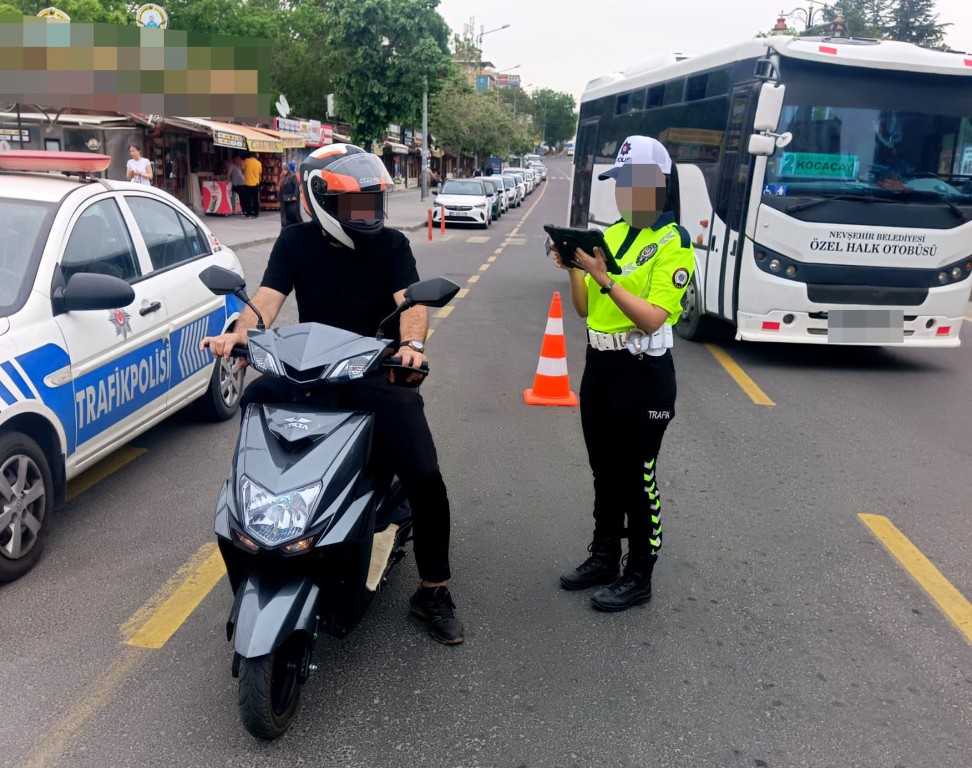 Nevşehir'de Motosiklet Denetimleri Hız Kesmiyor
