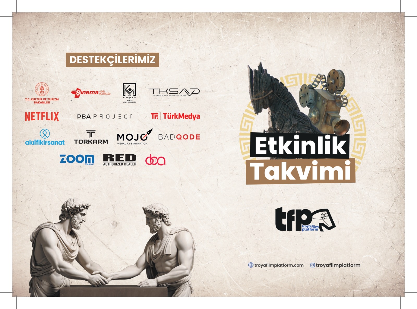 TROYA FİLM PLATFORM&rsquo;DA ETKİNLİK TAKVİMİ BELLİ OLDU