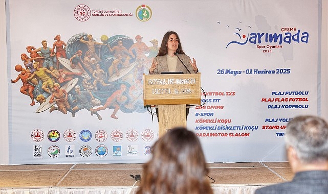 18. Yarımada Spor Oyunları Tanıtım Toplantısı &Ccedil;eşme&rsquo;de d&uuml;zenlendi