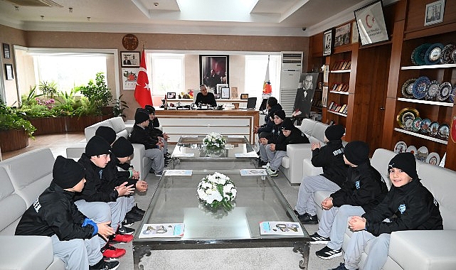 1918 Rice FK&rsquo;dan Başkan Topaloğlu&rsquo;na nezaket ziyareti