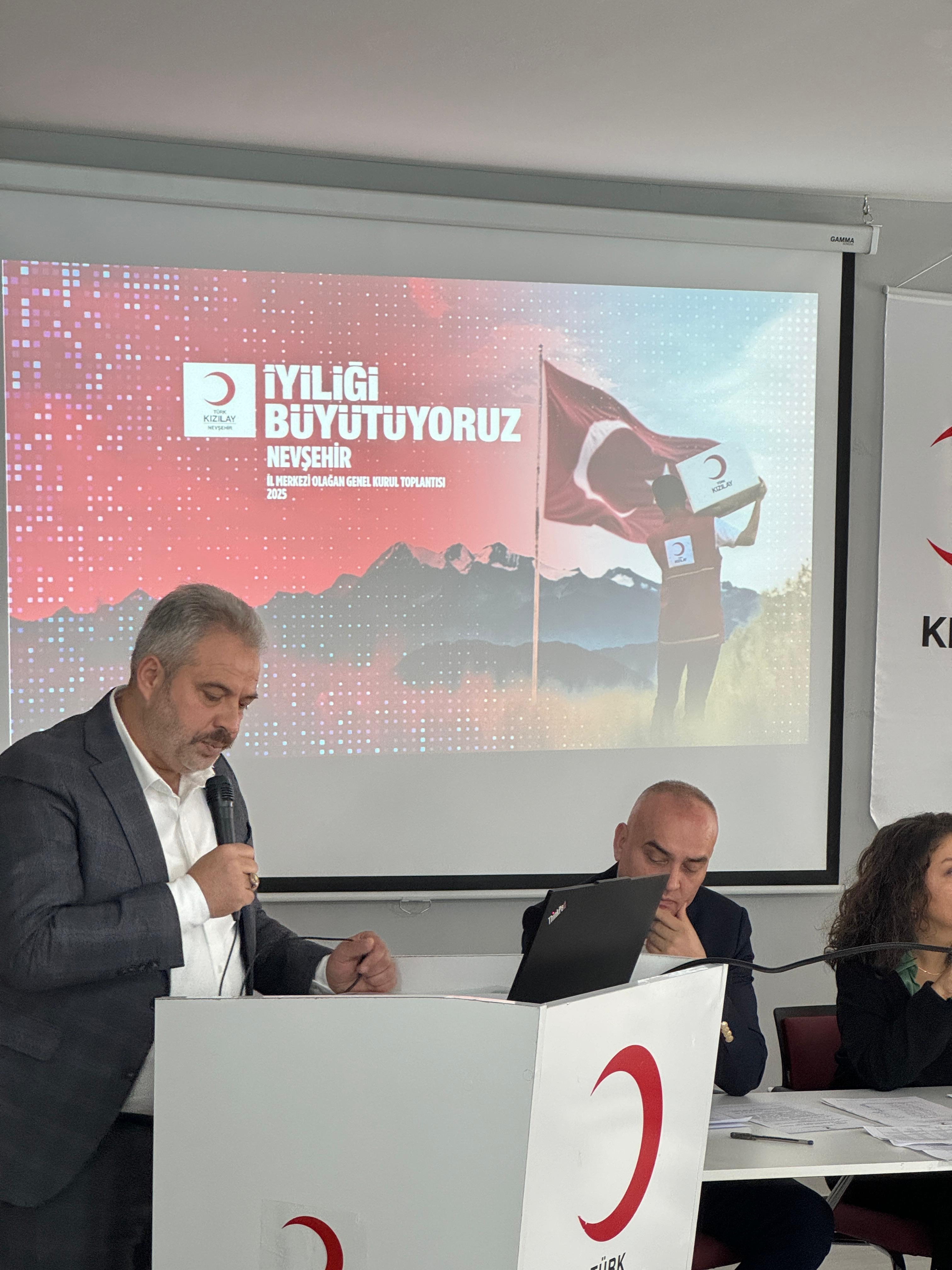 Ercan Civelek Yeniden T&uuml;rk Kızılay Nevşehir İl Başkanı Se&ccedil;ildi