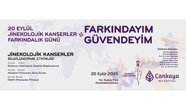 20 Eyl&uuml;l D&uuml;nya Jinekolojik Kanserler Farkındalık G&uuml;n&uuml;