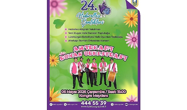 22. Hıdırellez Şenlikleri 6 Mayıs&rsquo;ta