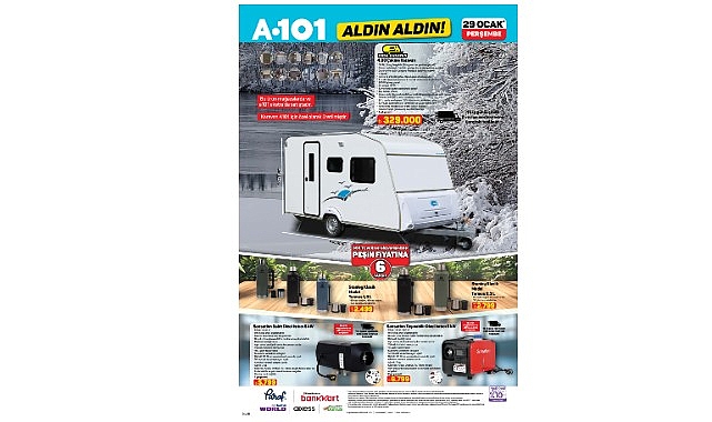 29 Ocak&rsquo;ta Karavan A101&rsquo;de!