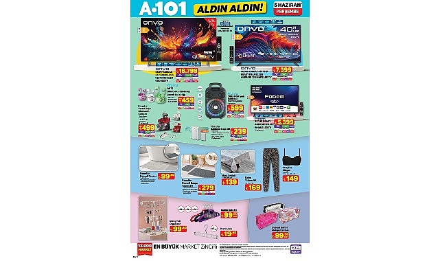 5 Haziran&rsquo;da A101&rsquo;de Motosikletten Ev Aletlerine &Ouml;ne &Ccedil;ıkan &Uuml;r&uuml;nler
