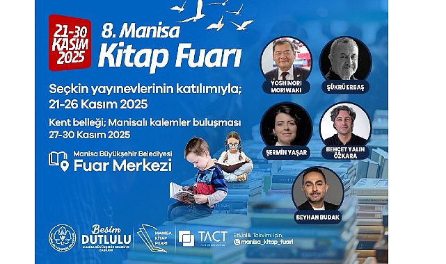 8. Manisa Kitap Fuarı Başlıyor