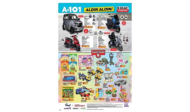 8 Ocak&rsquo;ta A101&rsquo;de Elektrikli Ara&ccedil; Dikkat &Ccedil;ekiyor