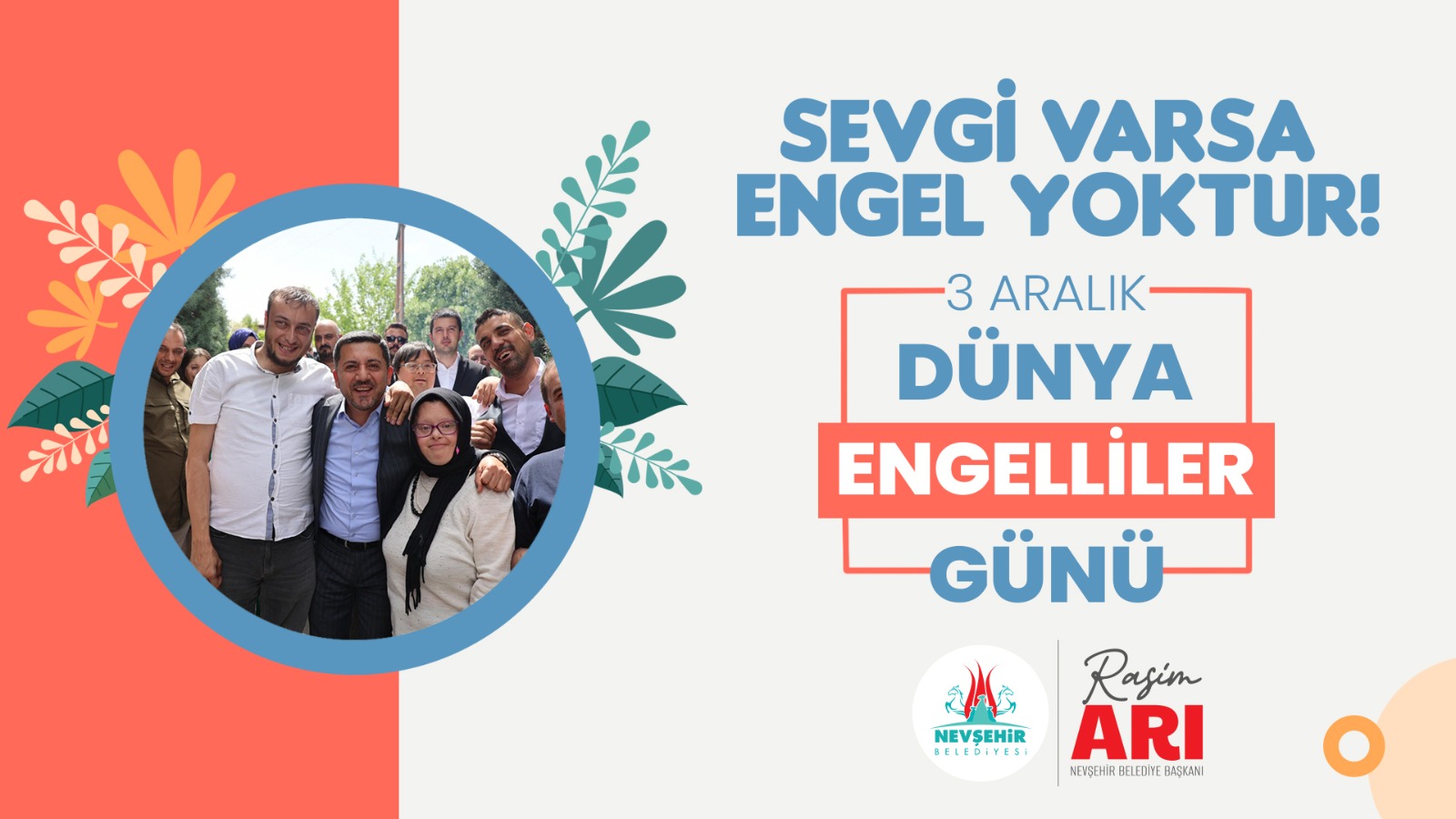 Belediye Başkanı Rasim Arı&rsquo;nın 3 Aralık D&uuml;nya Engelliler G&uuml;n&uuml; mesajı