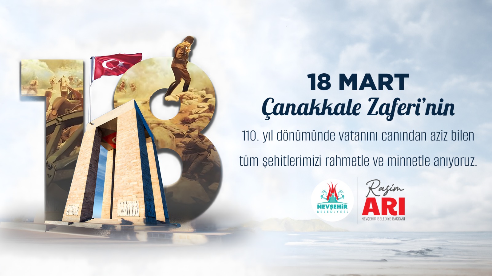 Belediye Başkanı Rasim Arı&rsquo;dan 18 Mart Şehitlerini Anma Mesajı