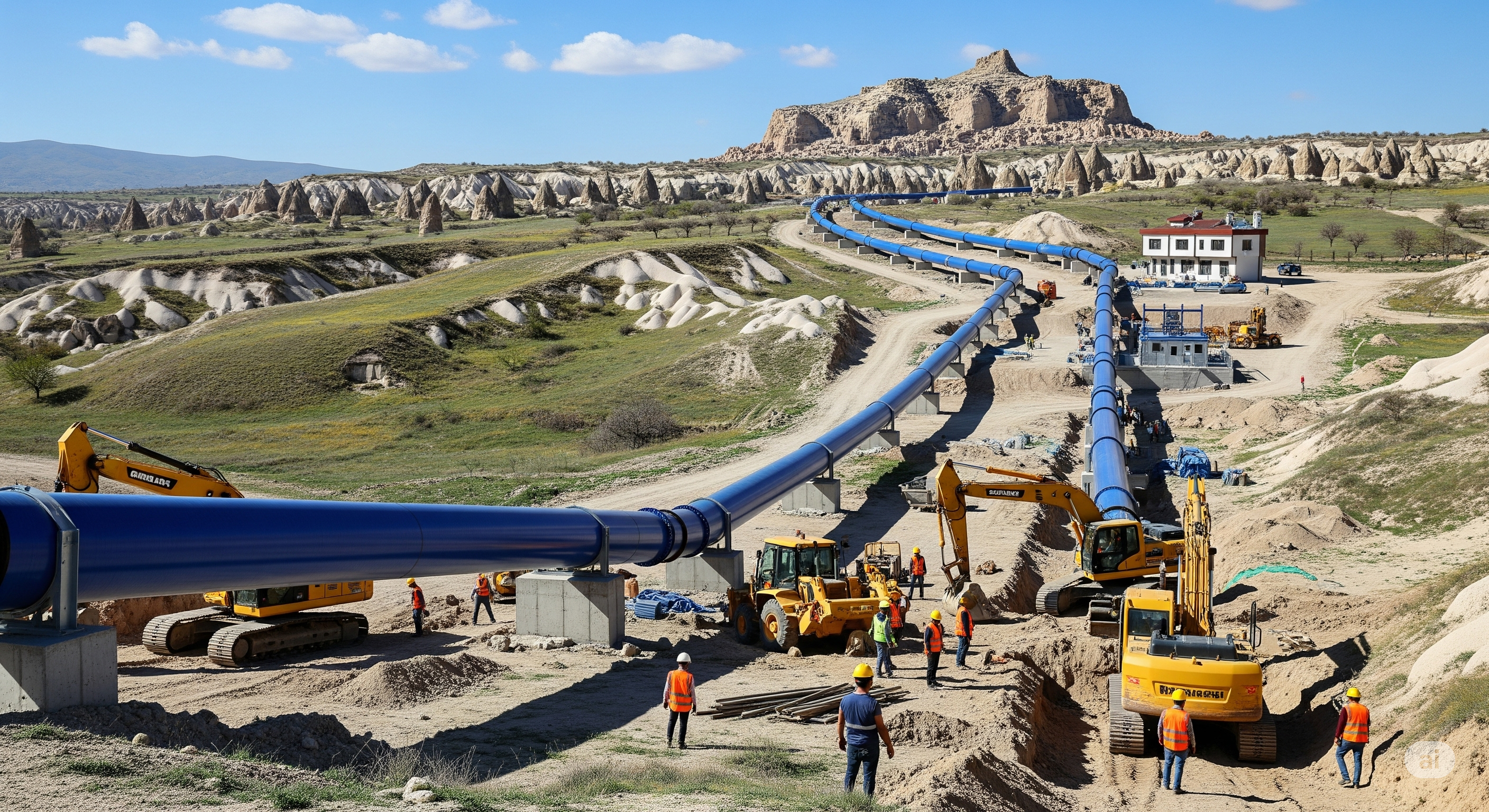 Nevşehir'de İ&ccedil;me Suyu İsale Hattı &Ccedil;alışmaları Başlıyor