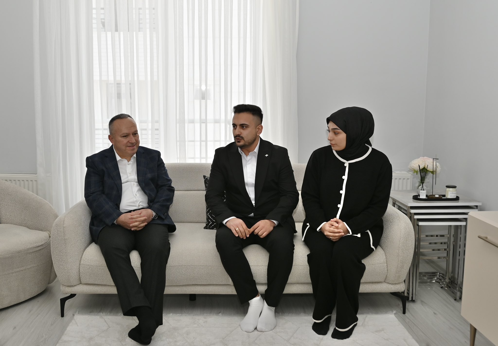 Vali Fidan, Gazi Şahin ve Ailesinin Bayramını Kutladı