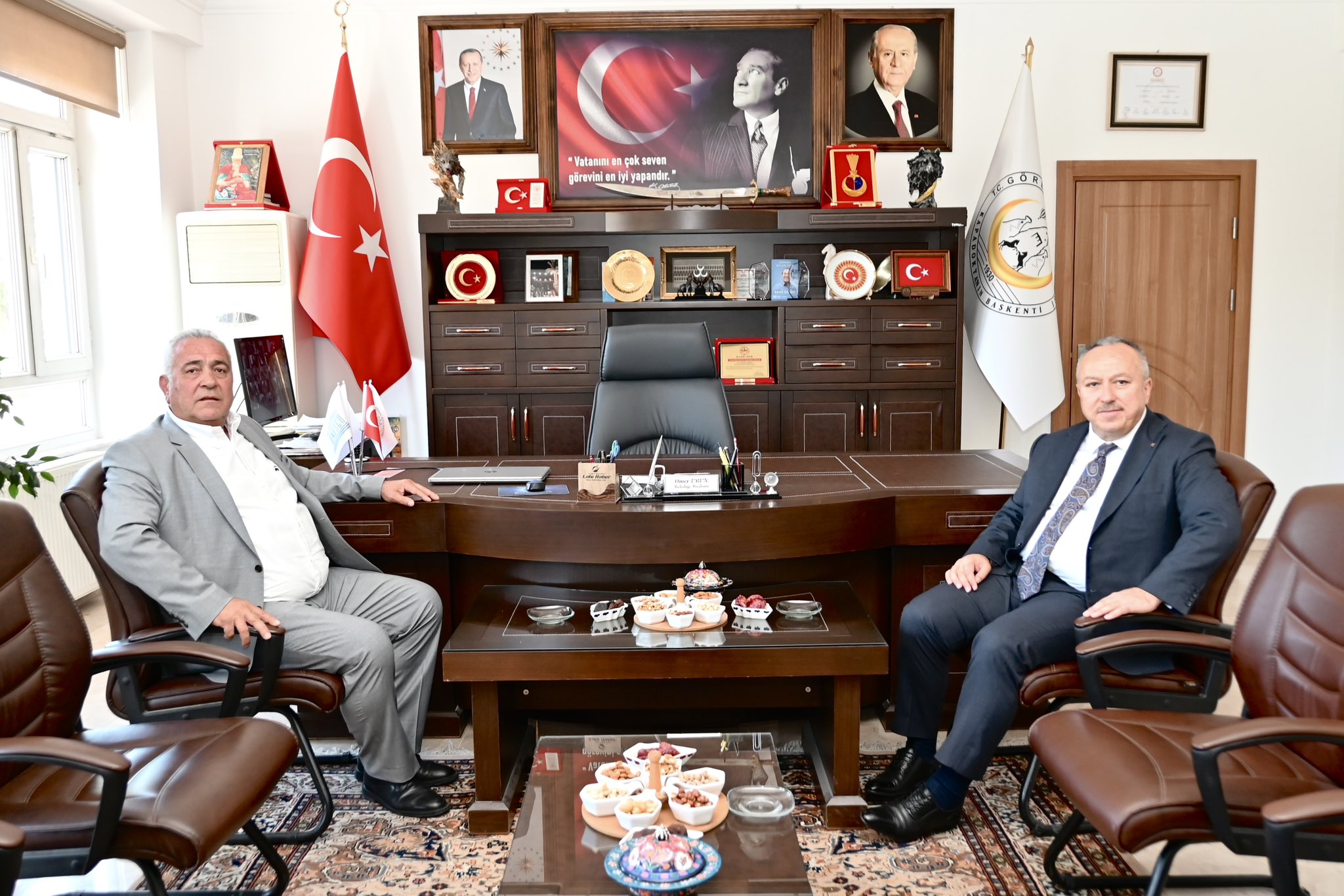 Nevşehir Valisi Ali Fidan'dan G&ouml;reme Belediyesi'ne Ziyaret