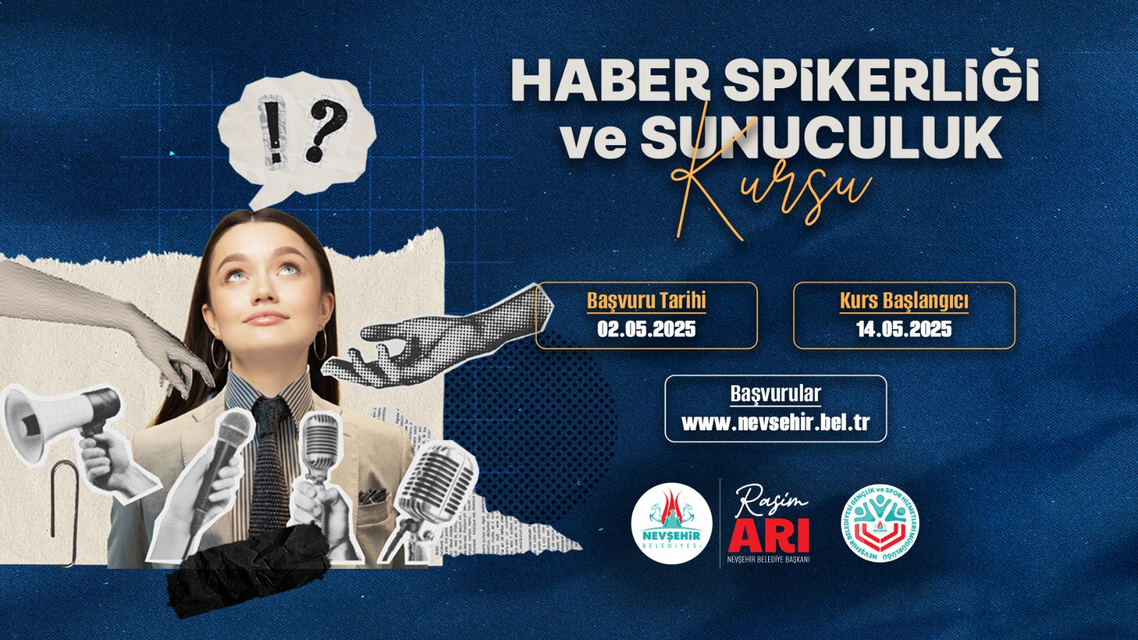 &ldquo;Haber Spikerliği ve Sunuculuk&rdquo; Kursu A&ccedil;ılacak