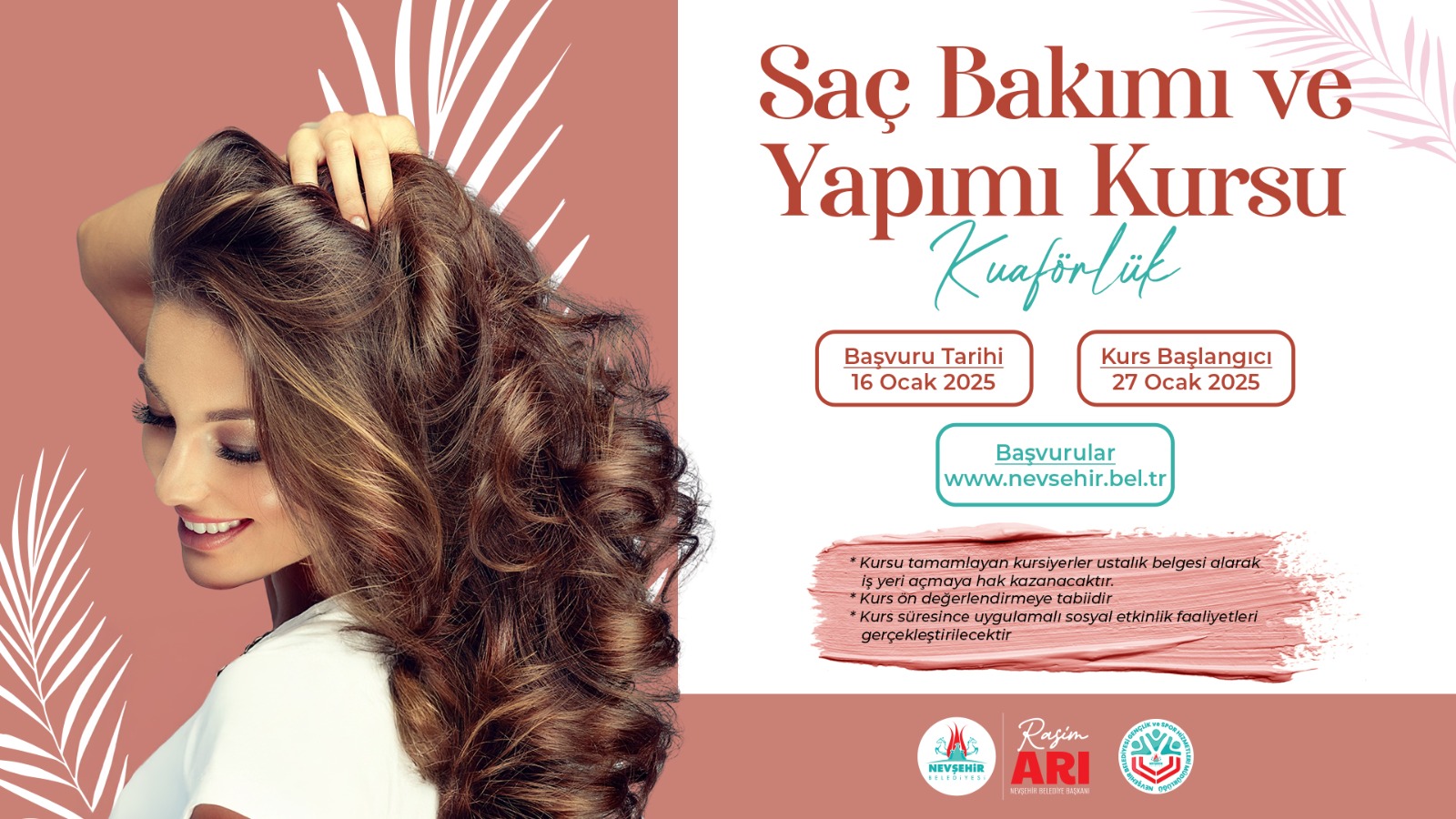 Sa&ccedil; Bakımı ve Yapımı Kursu (Kuaf&ouml;rl&uuml;k) A&ccedil;ılacak
