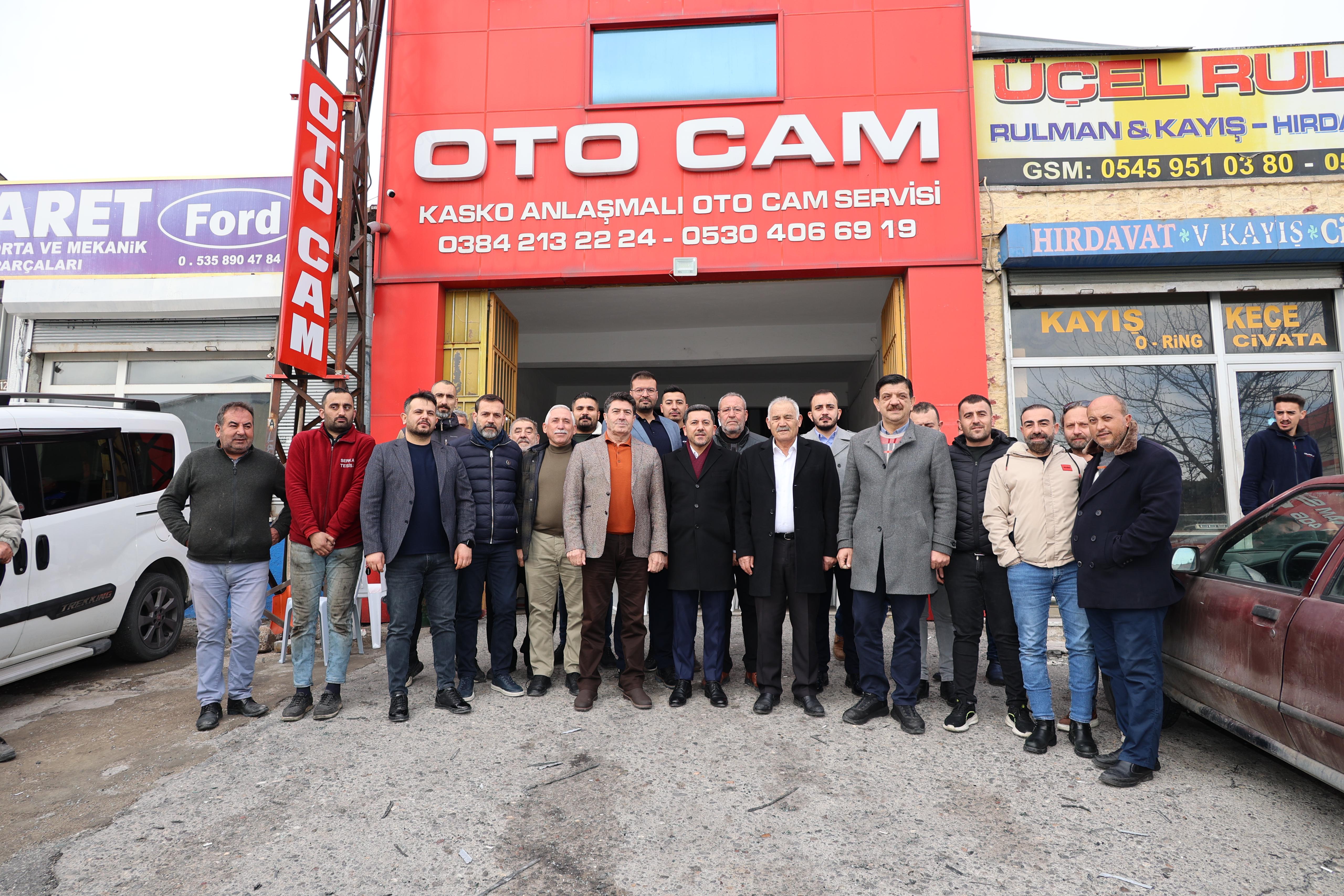 Rasim Arı, Sanayi Esnafıyla Buluşmaya Devam Ediyor