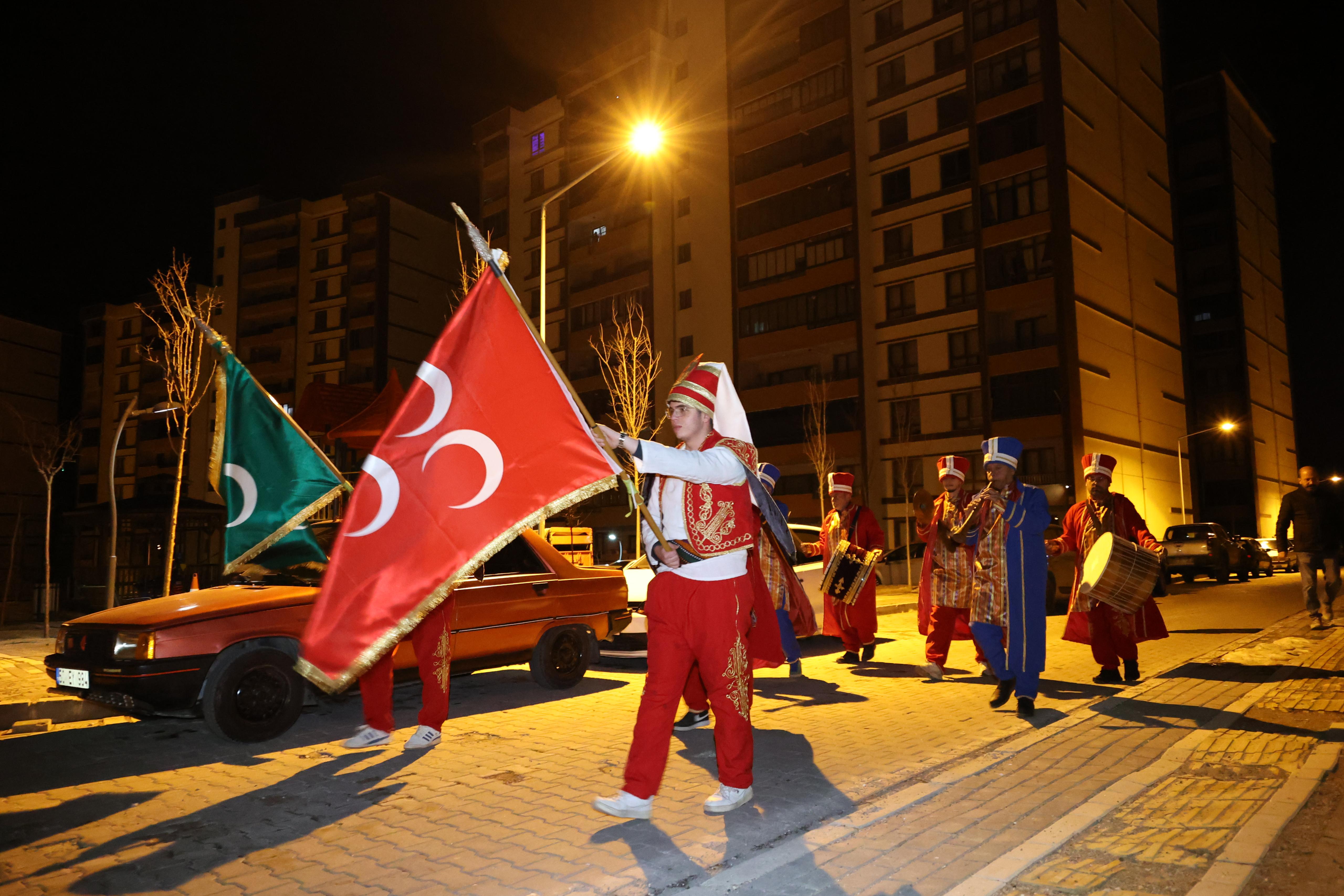 Nevşehir&rsquo;de 3 Mahalle Sahura Mehter Marşlarıyla Uyandı