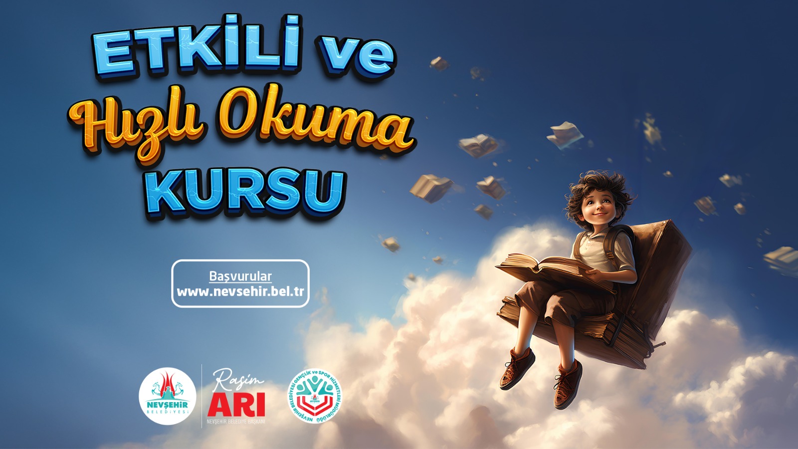 Nevşehir&rsquo;de Etkili Ve Hızlı Okuma Kursu A&ccedil;ılacak