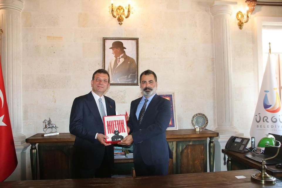 İBB Başkanı Ekrem İmamoğlu'ndan &Uuml;rg&uuml;p Belediye Başkanı Ali Ertuğrul Bul'a Ziyaret