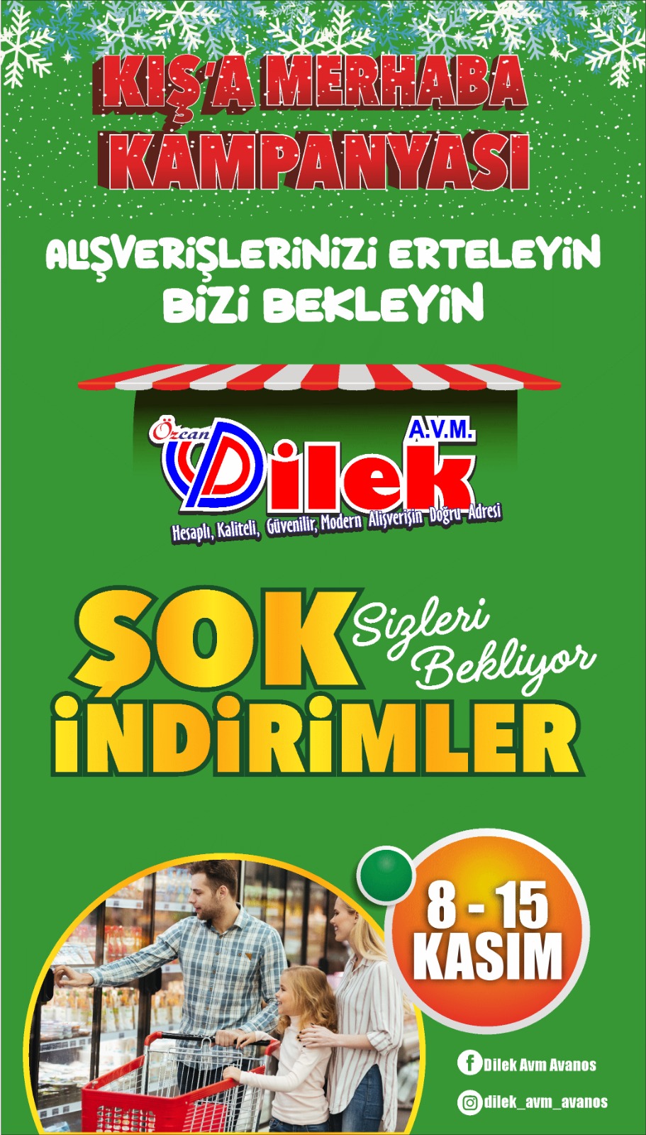 Dilek AVM&rsquo;den Kışa Merhaba Kampanyası Başlıyor!