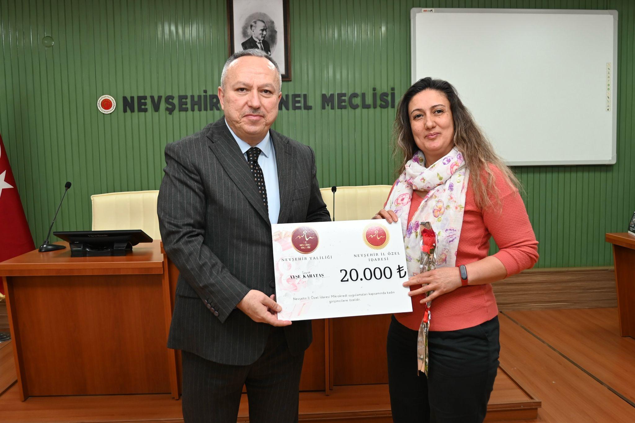 Nevşehir'de Kadın Girişimcilere Mikrokredi Desteği