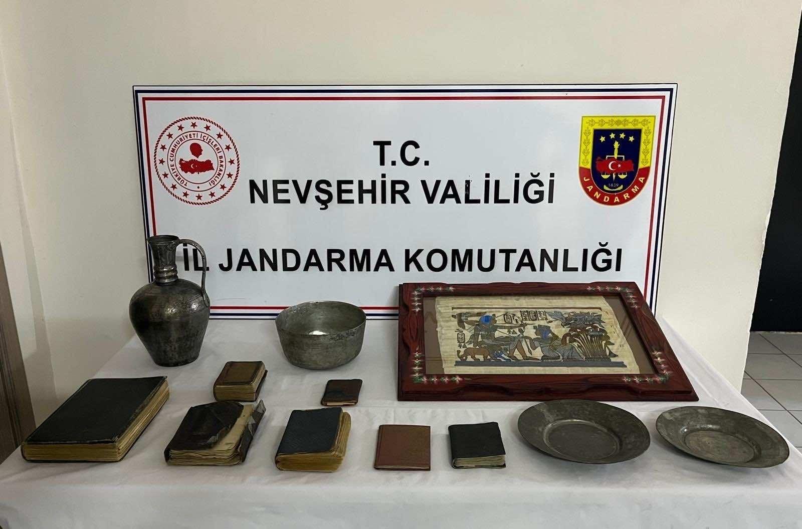 Nevşehir Jandarma'dan Tarihi Eser Operasyonu