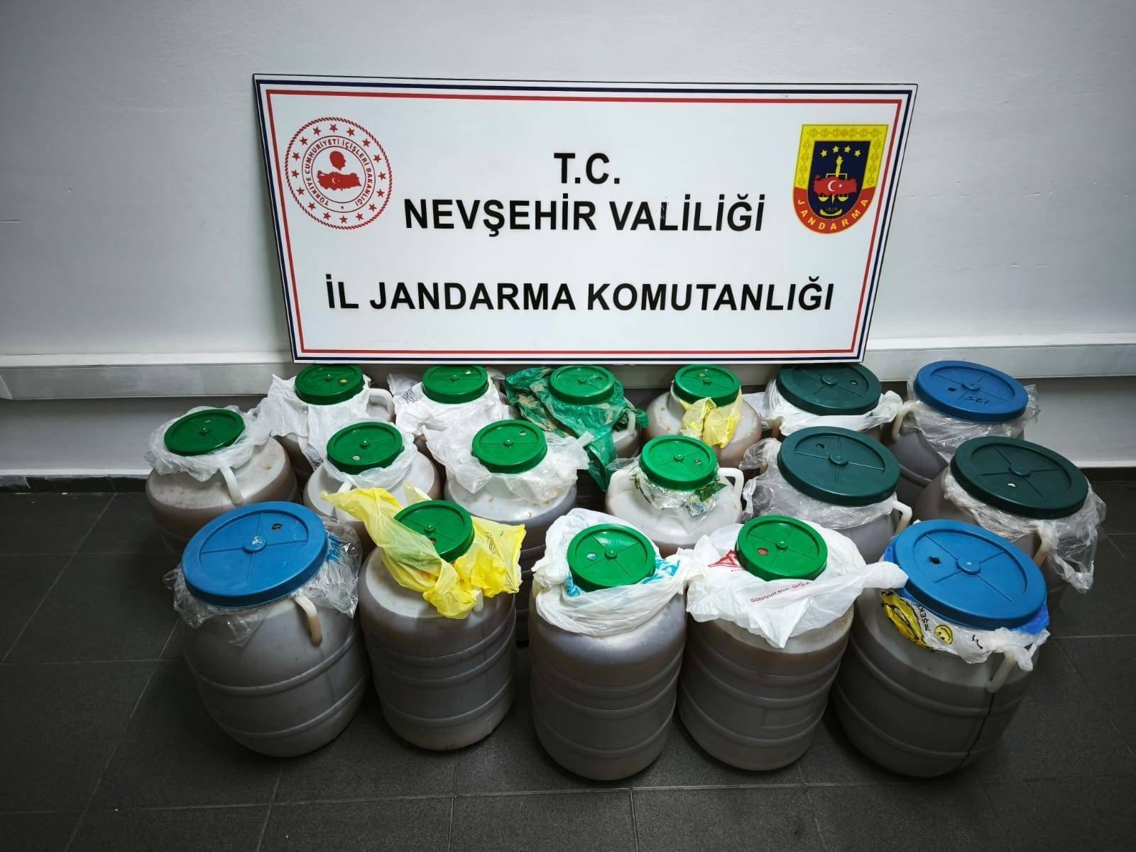 Nevşehir&rsquo;de Sahte Alkol Operasyonu