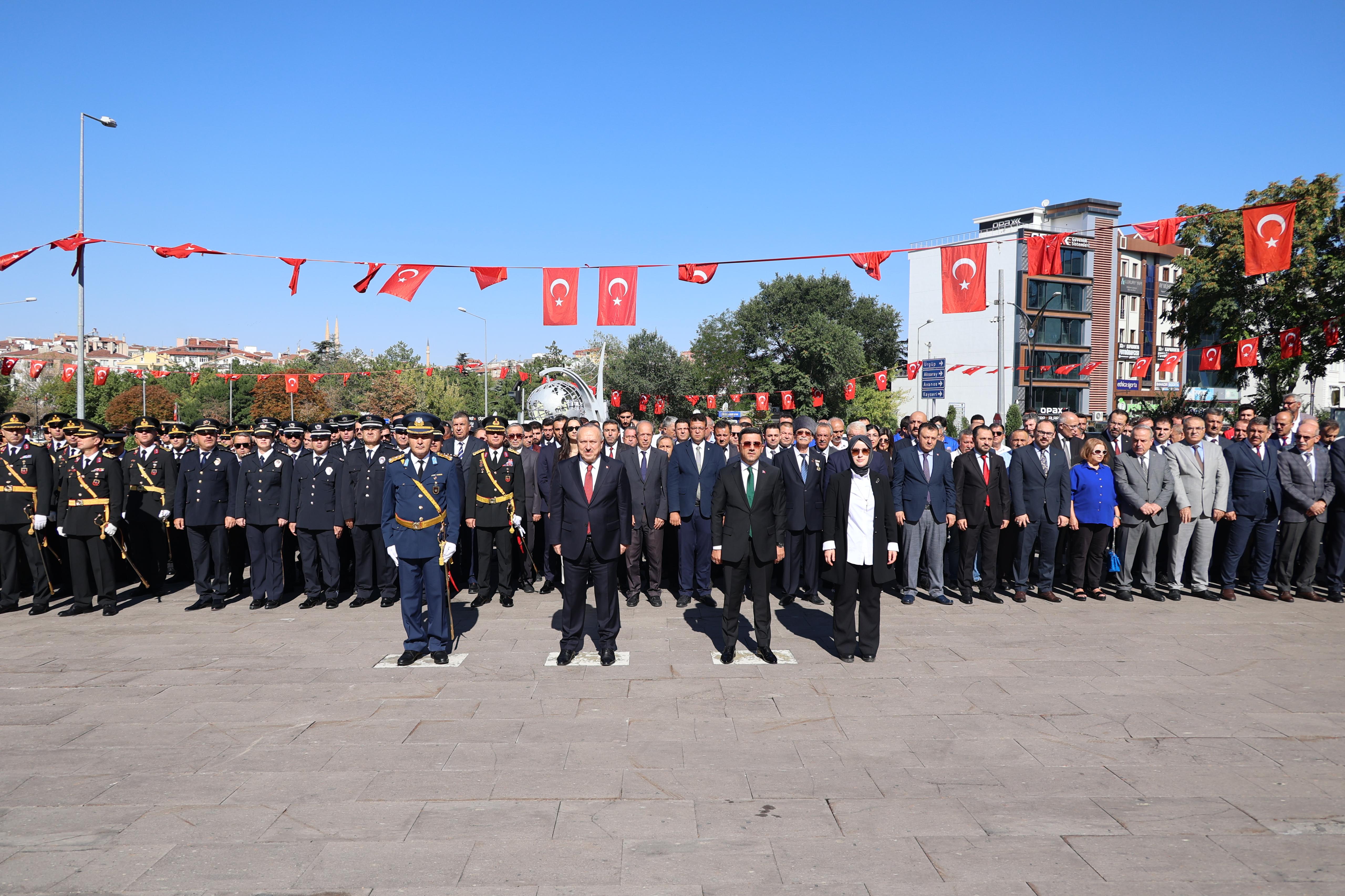NEVŞEHİR VALİLİĞİ'NDE 30 AĞUSTOS ZAFER BAYRAMI T&Ouml;RENİ