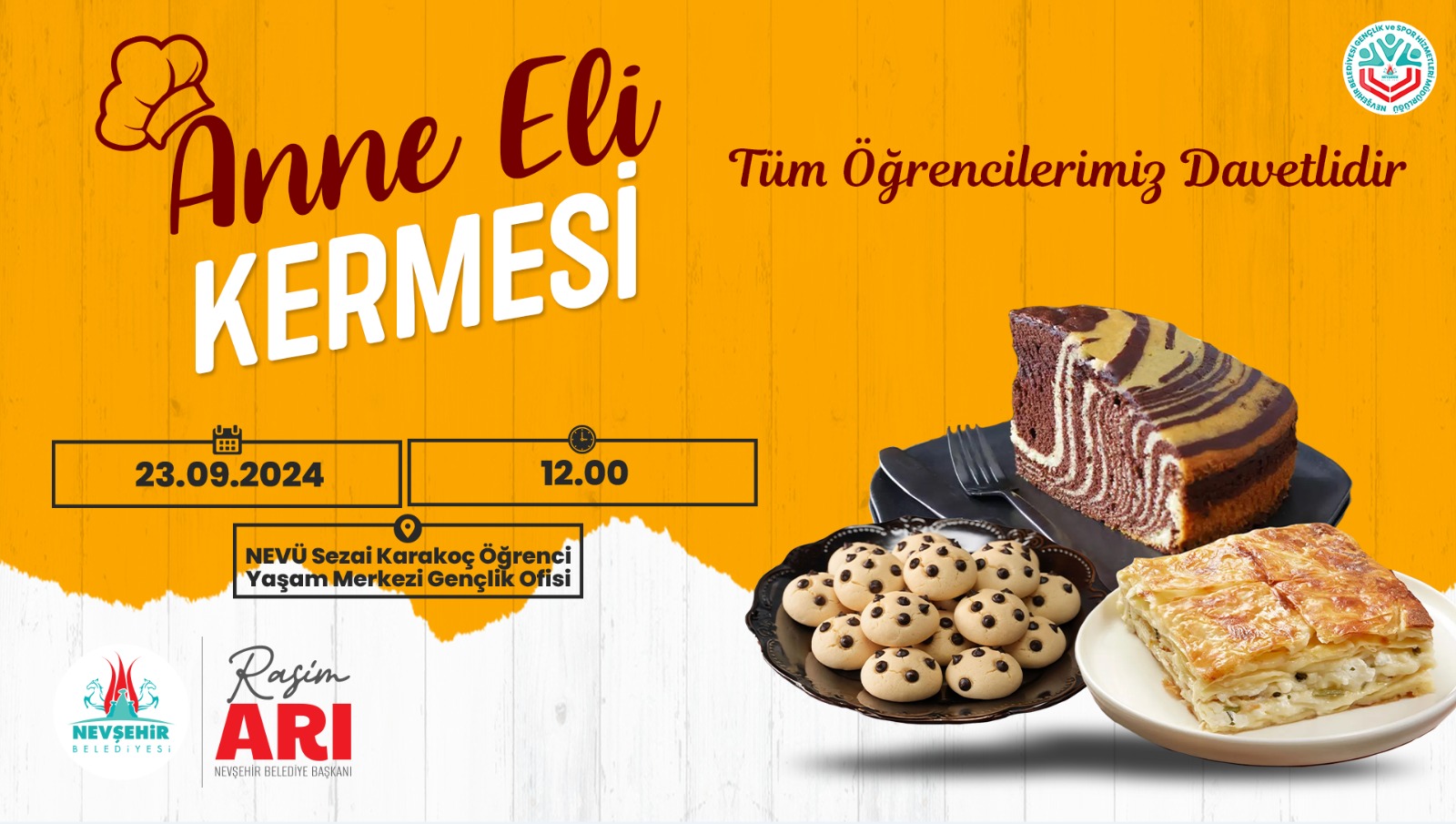 NEVŞEHİR BELEDİYESİ VE G&Ouml;N&Uuml;LL&Uuml; KADINLARIN İŞ BİRLİĞİNDE &Ouml;ĞRENCİLER İ&Ccedil;İN KERMES