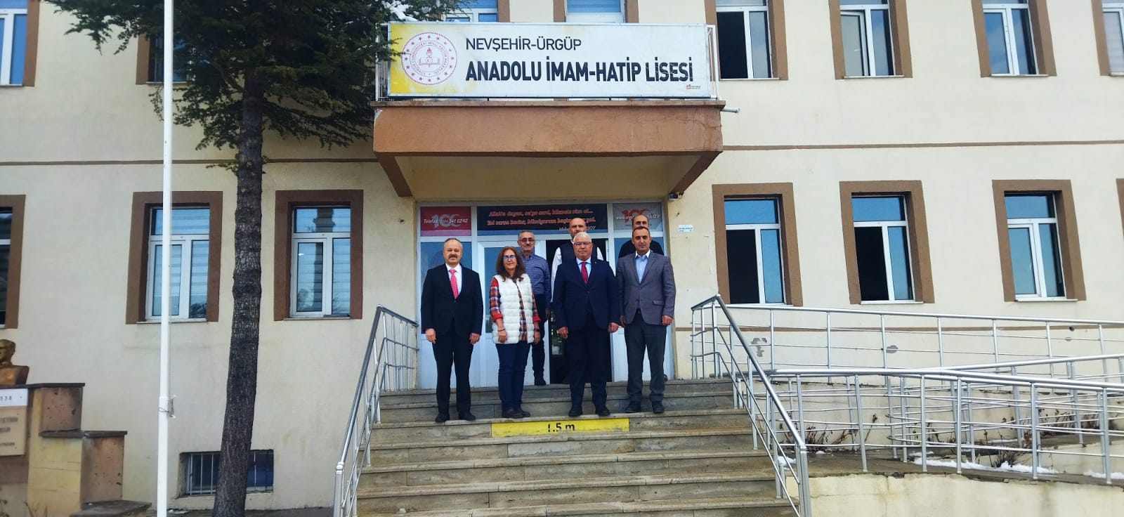 İL MİLLİ EĞİTİM M&Uuml;D&Uuml;R&Uuml; YUSUF YAZICI, &Uuml;RG&Uuml;P ANADOLU İMAM HATİP LİSESİNİ ZİYARET ETTİ