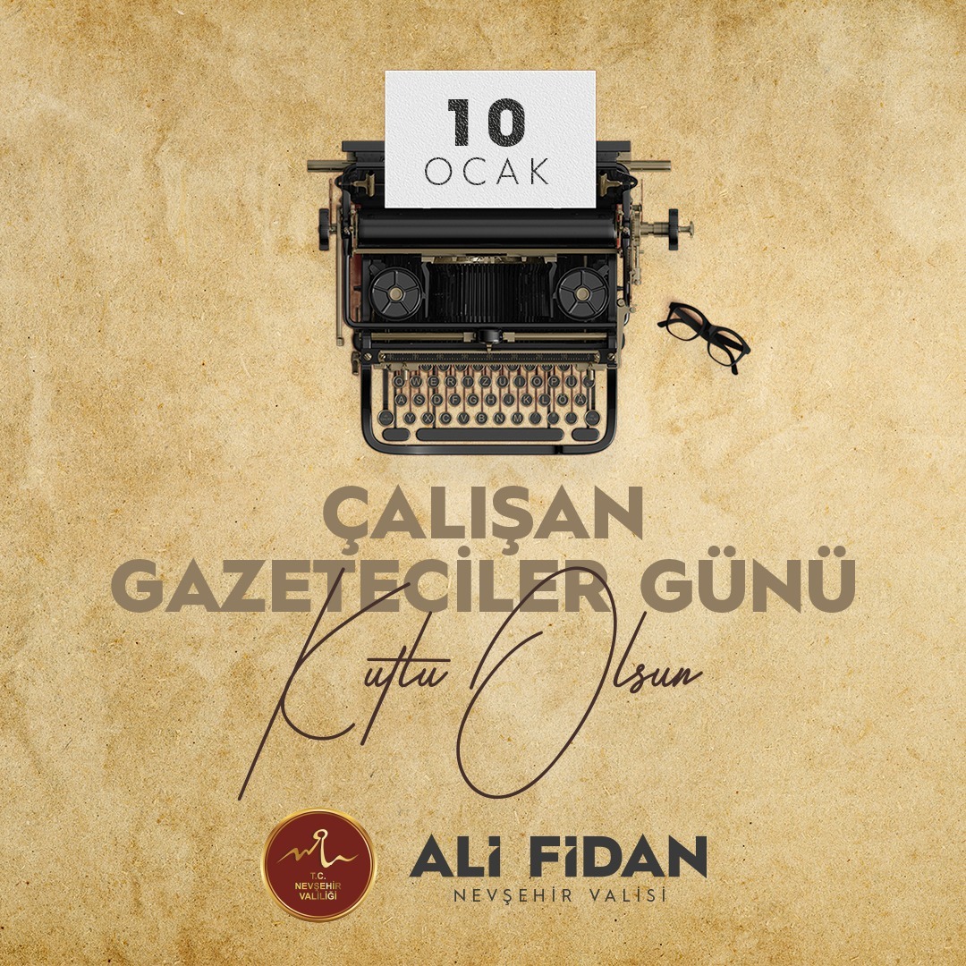Vali Ali Fidan'dan 10 Ocak &Ccedil;alışan Gazeteciler G&uuml;n&uuml;'ne &Ouml;zel Mesaj: "Basın, Toplumun Aydınlık Geleceği İ&ccedil;in &Ouml;nemli Bir G&uuml;&ccedil;"
