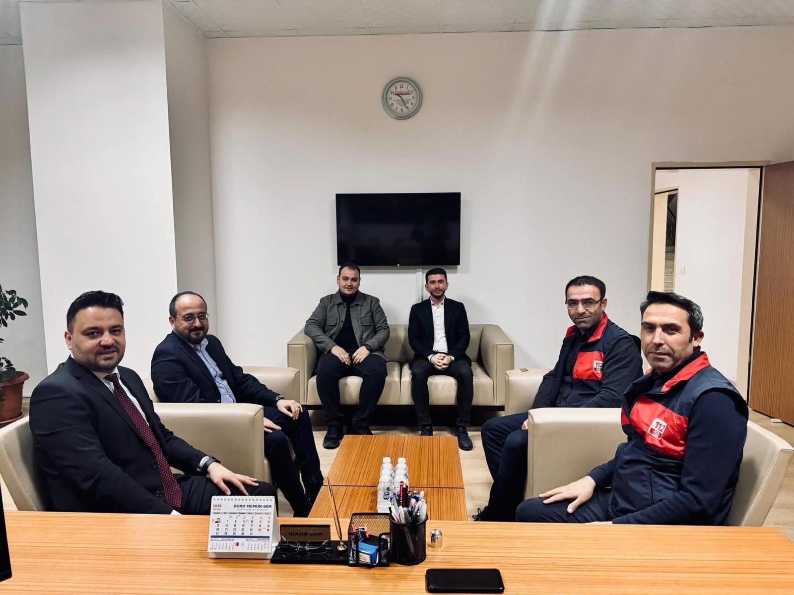 AK Parti İl Başkanı Muhammed Feyzi Ayg&uuml;n&rsquo;den 112 Merkezine Ziyaret