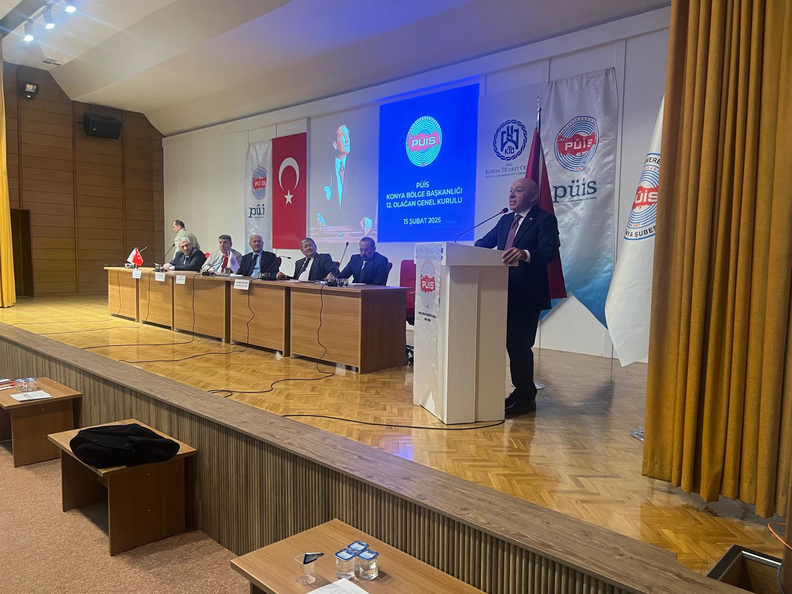 P&Uuml;İS Genel Başkan Yardımcısı Musa Ertaş, Konya Şubesi Olağan Genel Kurulu&rsquo;nda Divan Başkanlığına Se&ccedil;ildi