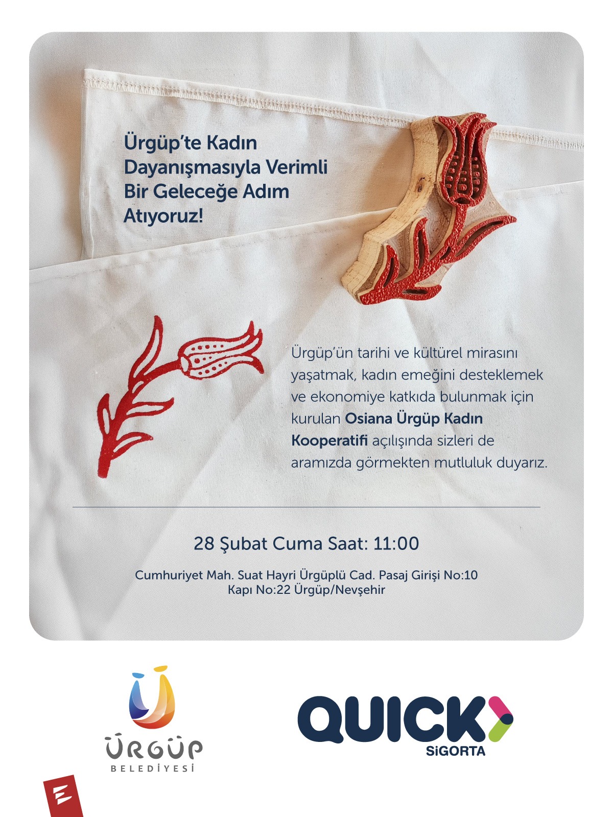 &Uuml;rg&uuml;p'te Kadın Emeği Destekleniyor
