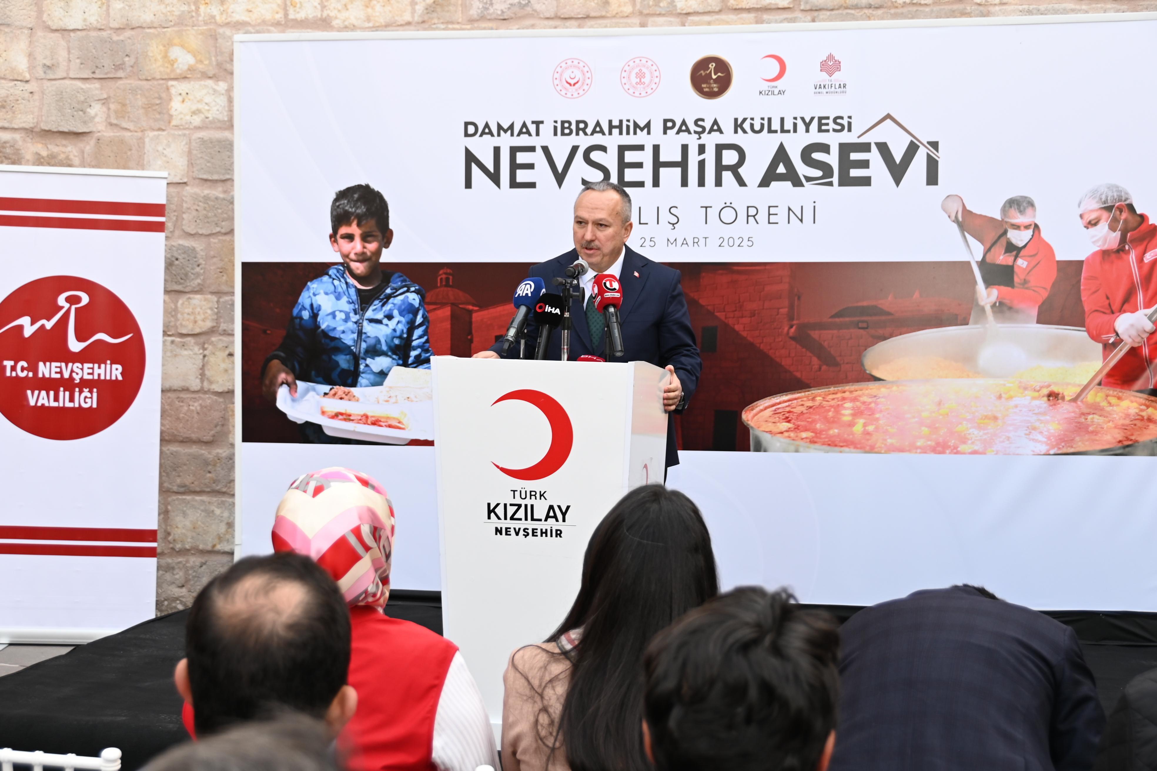 Damat İbrahim Paşa K&uuml;lliyesi Nevşehir Aşevi A&ccedil;ıldı