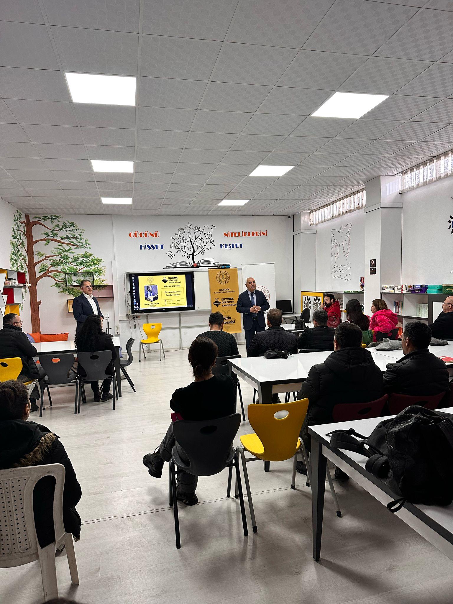 NEVŞEHİR M&Uuml;ZİK AKADEMİSİ'NİN KONUĞU: HASAN KILIN&Ccedil;CI
