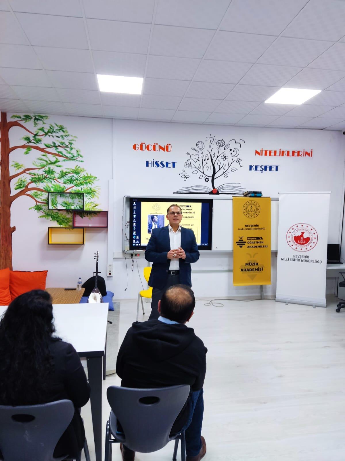 NEVŞEHİR M&Uuml;ZİK AKADEMİSİ'NİN KONUĞU: HASAN KILIN&Ccedil;CI