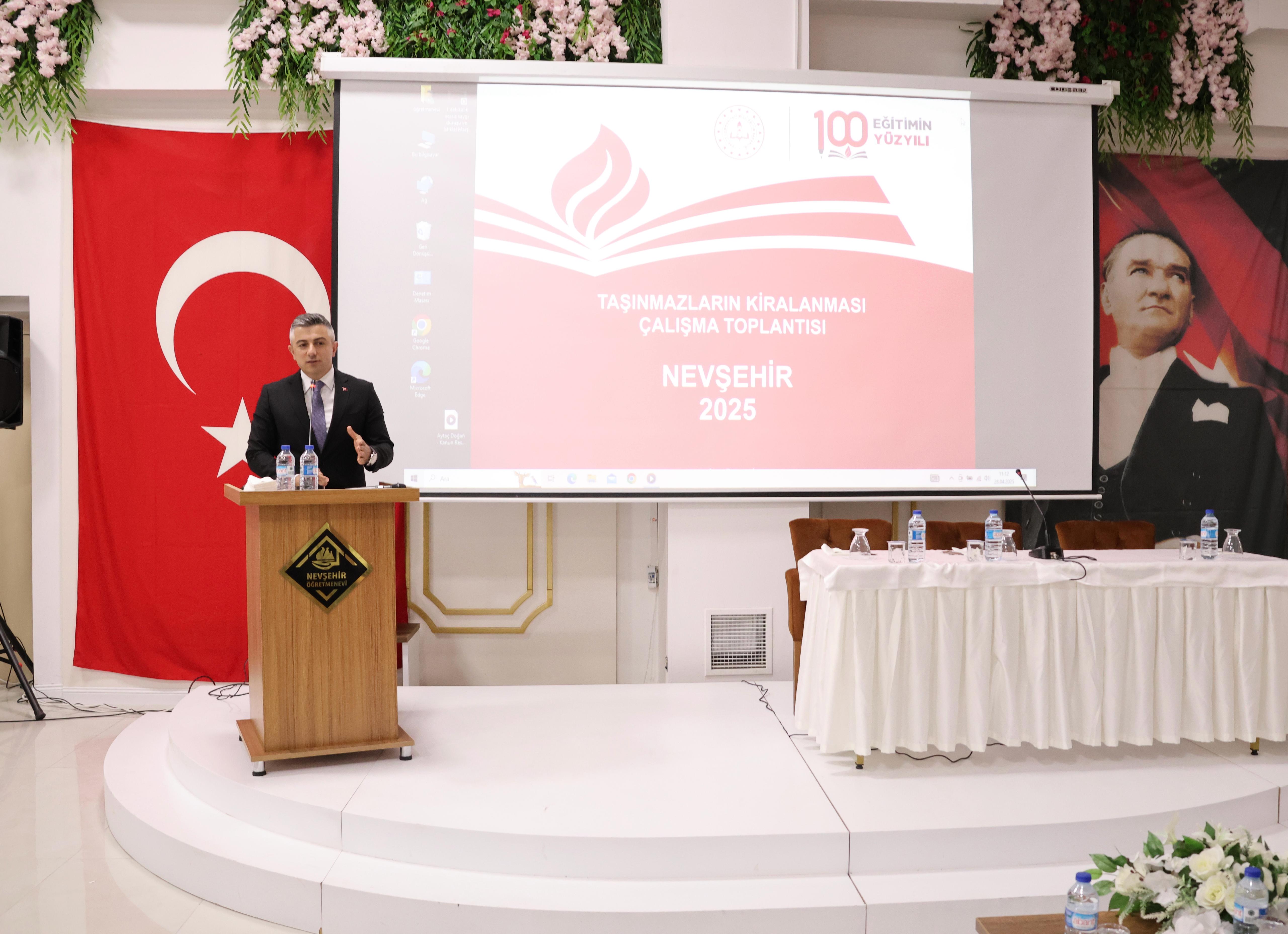 Mill&icirc; Eğitim Bakanlığı&nbsp;Destek Hizmetleri Genel M&uuml;d&uuml;rl&uuml;ğ&uuml; Tarafından, Nevşehir'de D&uuml;zenlenecek Olan&nbsp;&Ccedil;alışma Toplantısı Başladı