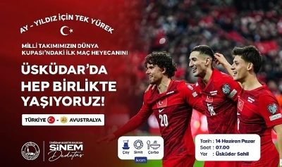 A Milli Takım İ&ccedil;in Tek Y&uuml;rek: Ay-Yıldızlı Heyecanın Adresi &Uuml;sk&uuml;dar