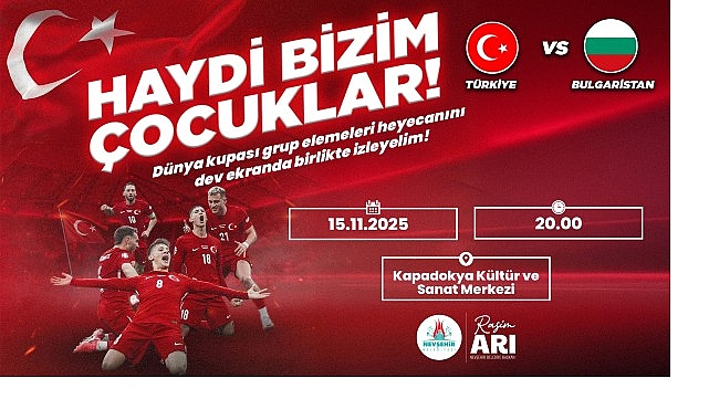 A Milli Takımımızın İki Ma&ccedil;ını da Dev Ekranda Seyrediyoruz