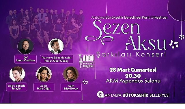 ABBO&rsquo;dan Sezen Aksu şarkıları konseri